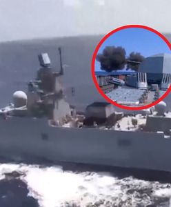 Rosyjski okręt na Atlantyku. Fregata Admirał Gorszkow nagrana w akcji