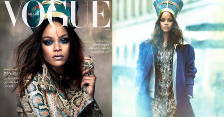 Rihanna pozuje w przebraniu Nefretete