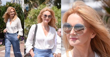 Stylowa Torbicka rozdaje uśmiechy na bulwarze w Cannes (ZDJĘCIA)