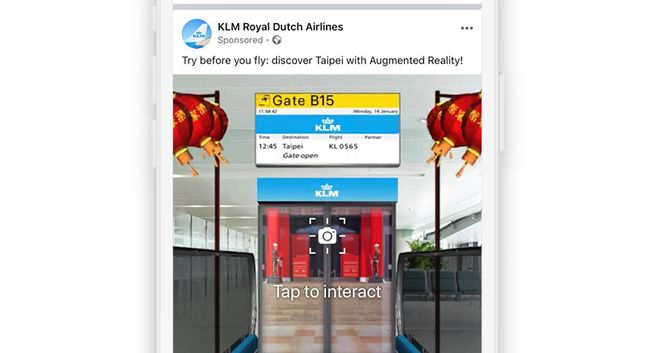 KLM z kampanią wykorzystującą rozszerzoną rzeczywistość