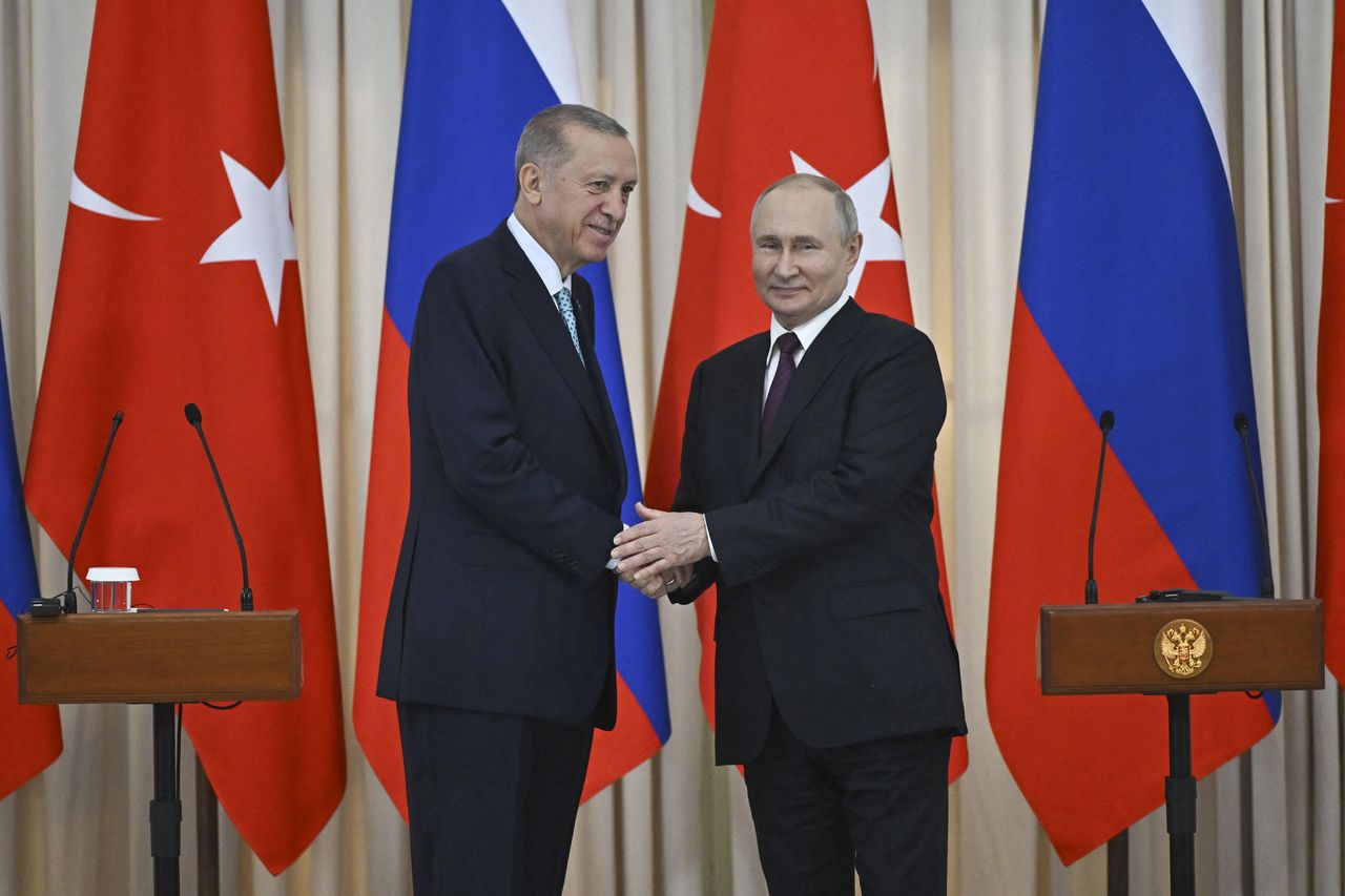 "Wyrazili gotowość ". Putin i Erdogan deklarują ws. wojny w Izraelu