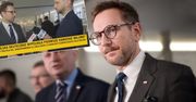 Przyparł posła PiS do muru. "Przepraszam, czy pan mnie w widzi?"