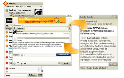 Gadżety GG - ułatwisz kontakt odwiedzającym twoją stronę 4