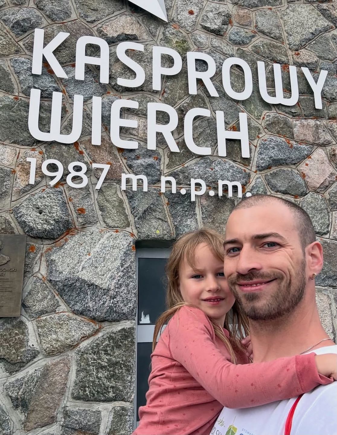 Jan Mela z córką