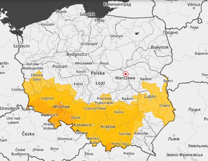 Gdzie jest burza? IMGW wydało ostrzeżenia. Niebezpieczna pogoda w nocy