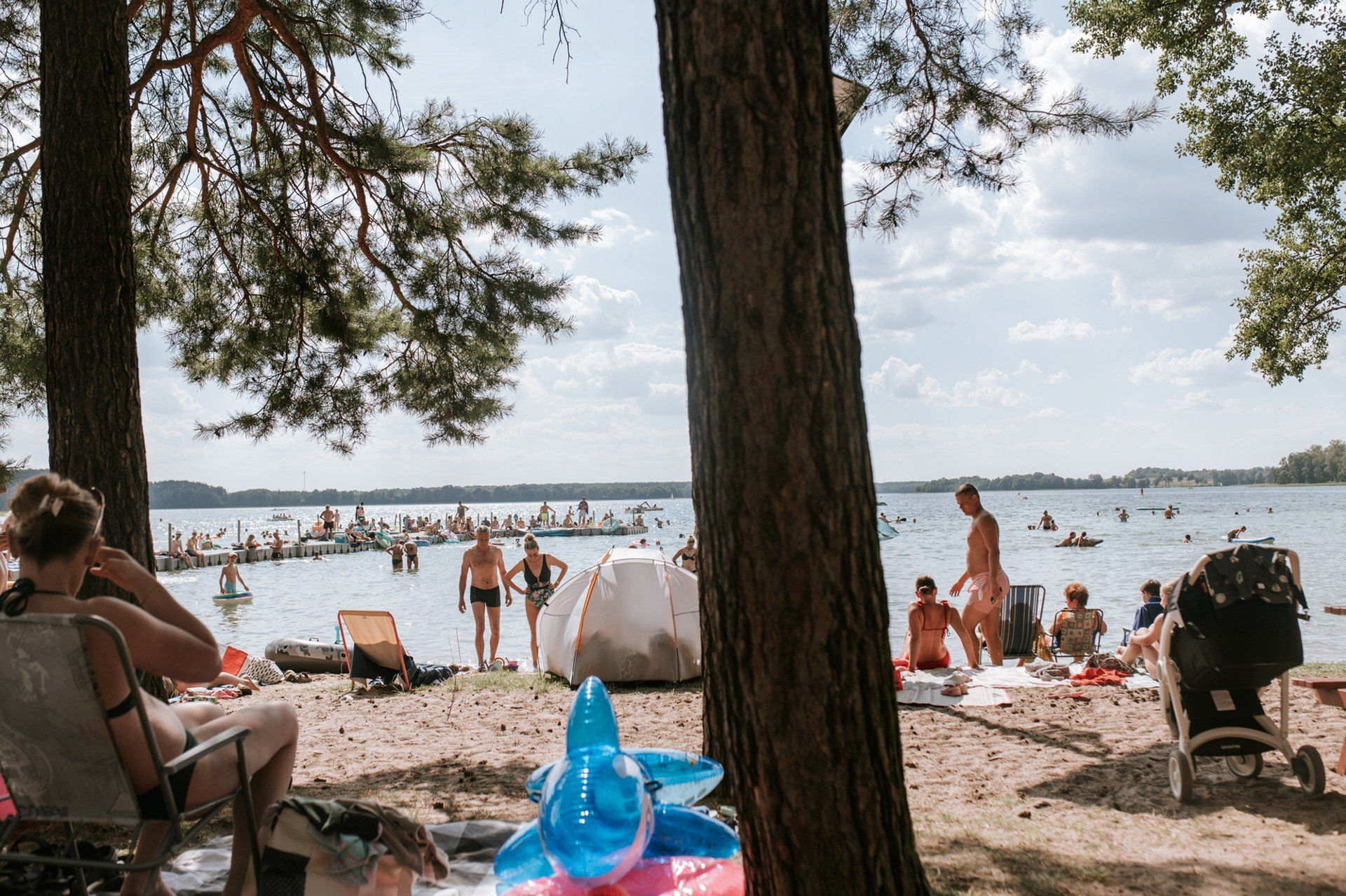 Jezioro Lubikowskie w sezonie letnim 2024