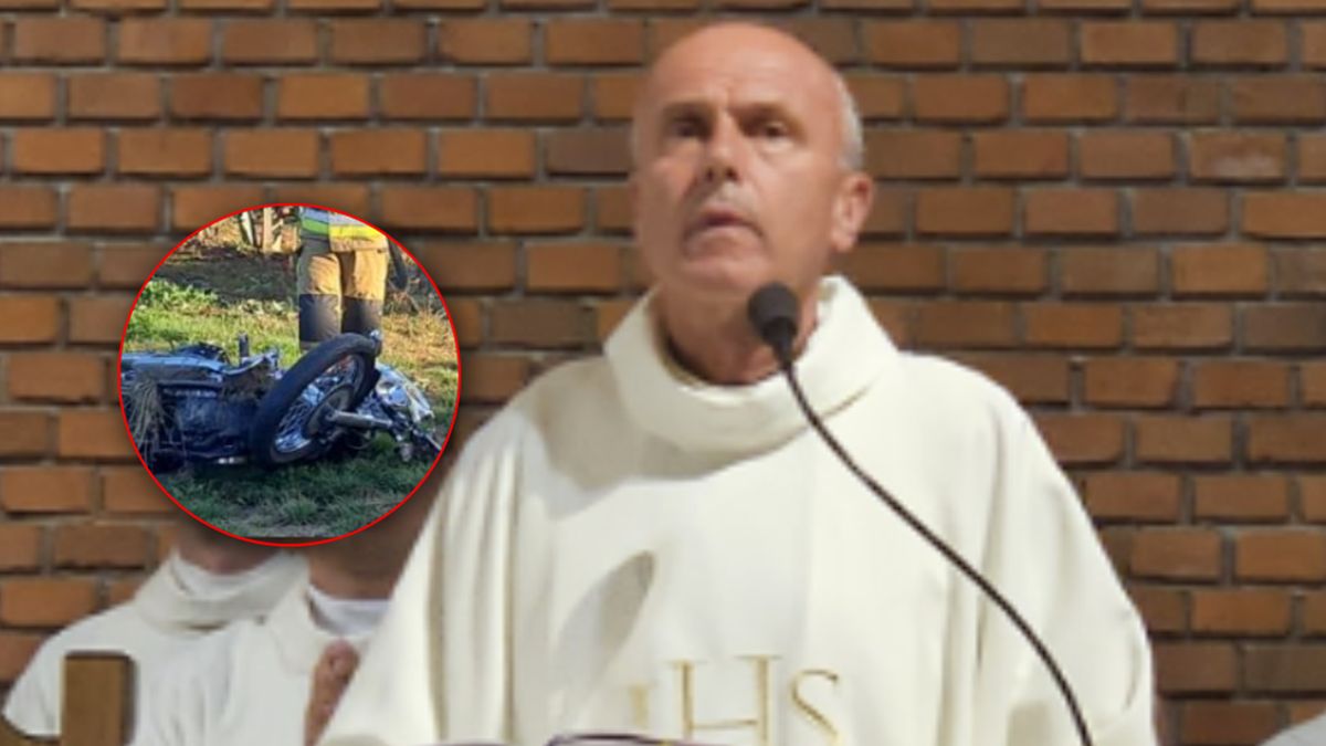 Ks. Chmielewski zginął w wypadku.