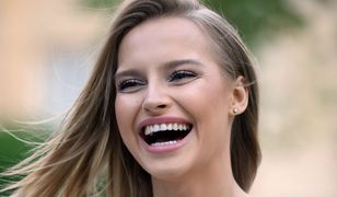 Karolina Pisarek pręży się w rajstopach. Trudno oderwać wzrok