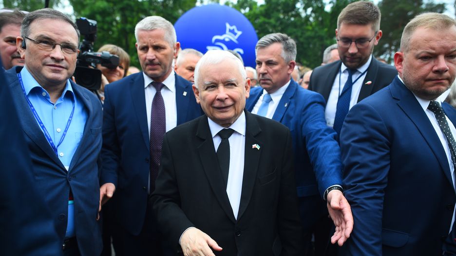 Jarosław Kaczyński przyjechał w środę do Sochaczewa
