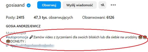 Gosia Andrzejewicz tłumaczy się z proszenia o "DONEJTY": "Zapewniam, że MAM ZA CO ŻYĆ"