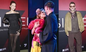 Znane twarze na premierze spektaklu Agnieszki Kaczorowskiej i Marcina Rogacewicza. Emilia Dankwa, Rafał Maserak i inni (ZDJĘCIA)