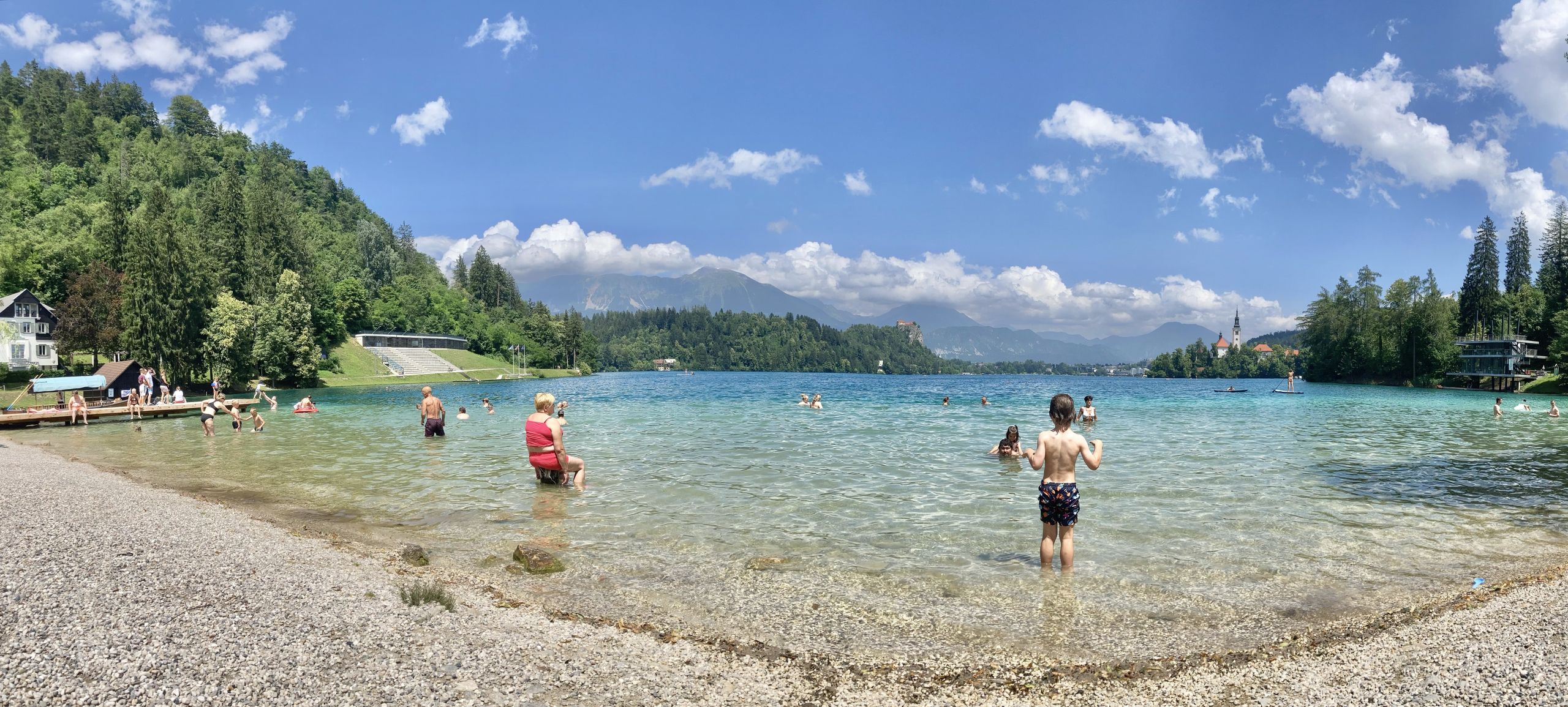 Velika Zaka to popularne kąpielisko nad jeziorem Bled