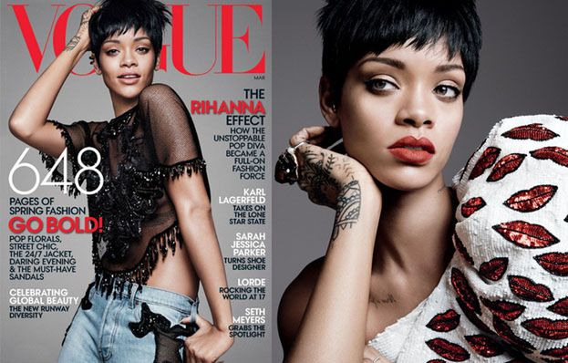 Rihanna na okładce "Vogue US"! (FOTO)