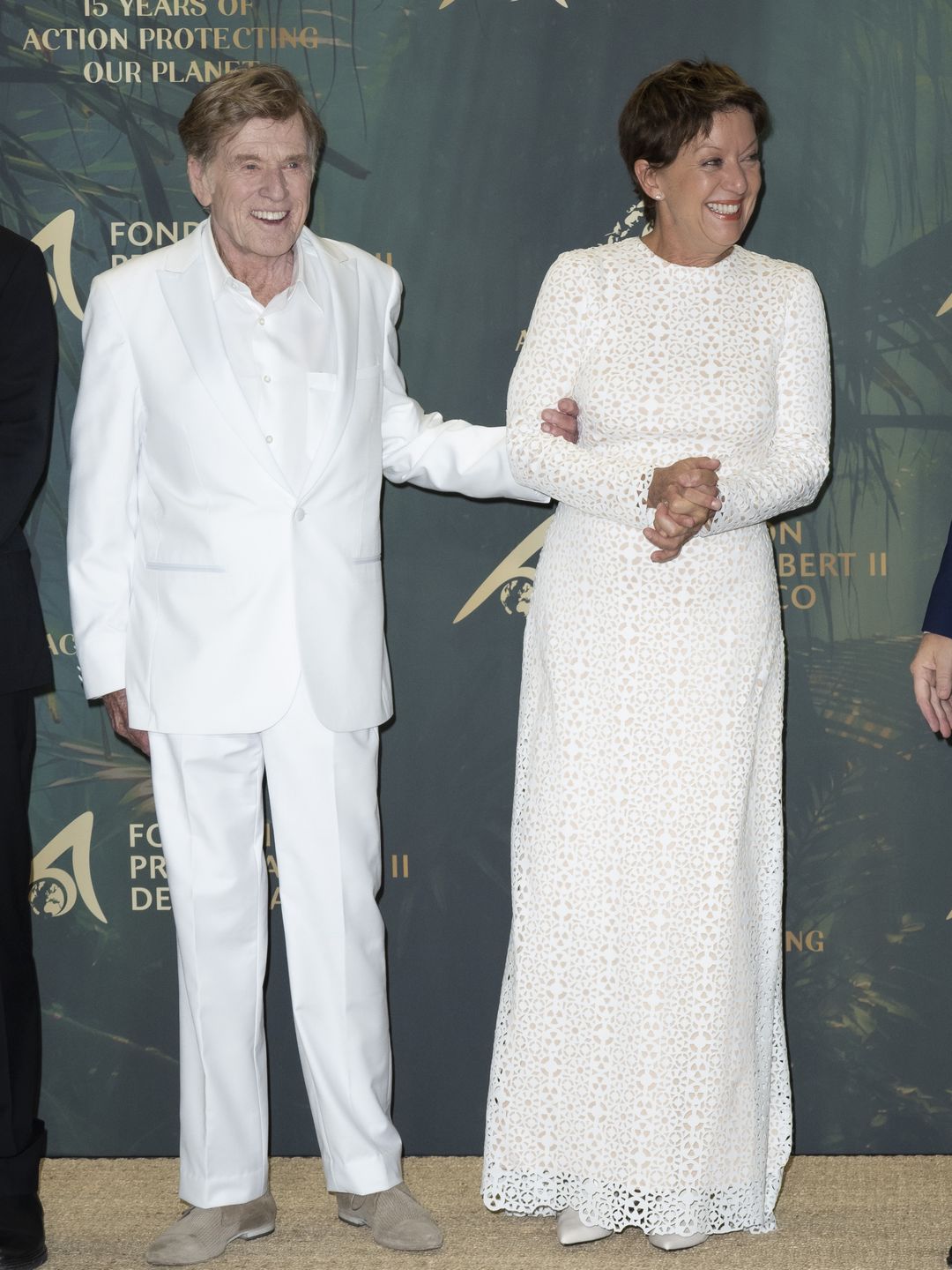 Robert Redford i Sibylle Szaggars 