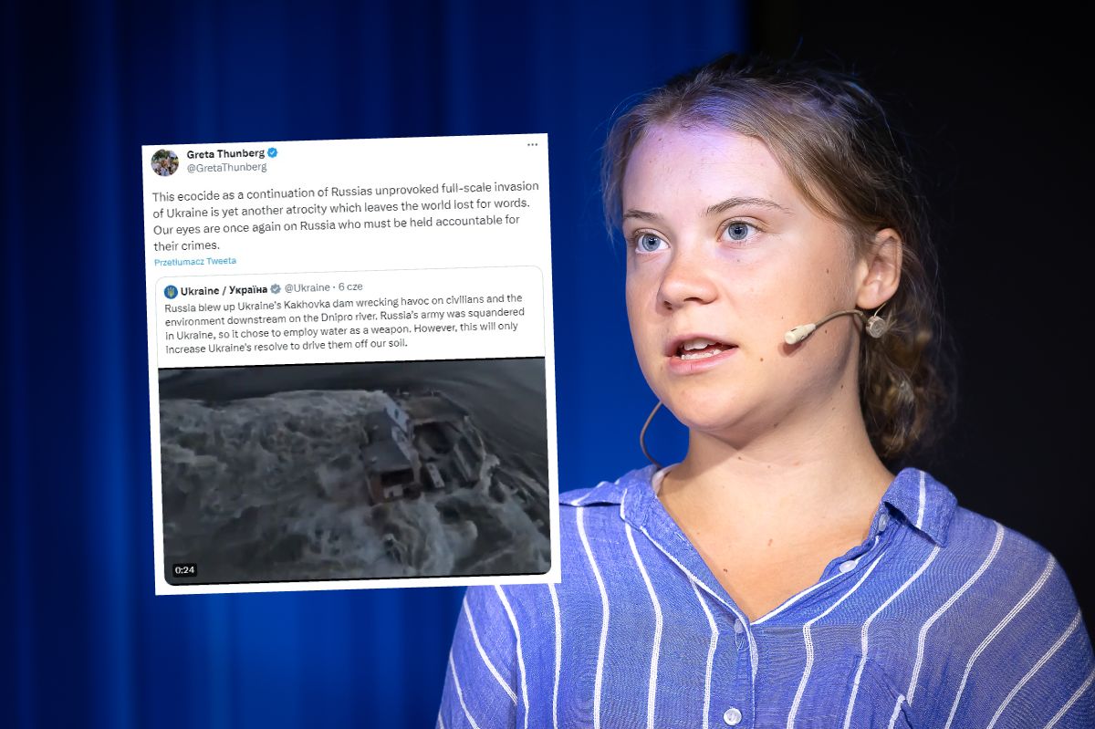 Greta Thunberg zobaczyła, co zrobili Rosjanie. Mówi krótko: "Ekobójstwo"