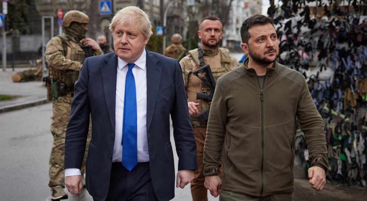 Wizyta Borisa Johnsona w Kijowie. 9 kwietnia 2022 roku