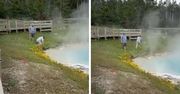 Włożyła rękę do akwenu w Yellowstone. Uciekła z krzykiem