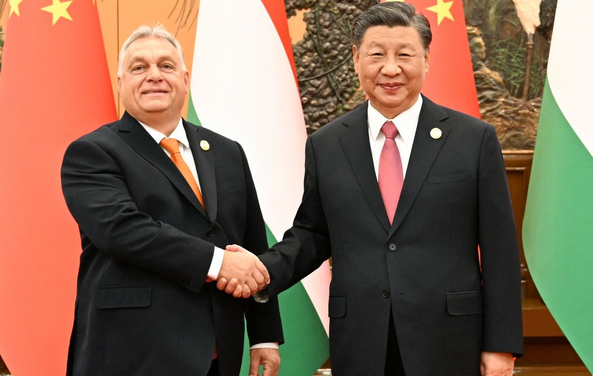 viktor orban, węgry, chiny, xi jinping, unia europejska Orban po spotkaniu z Xi. Może wejść w konflikt nie tylko z UE, ale też z USA