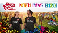 Crunchipsy w opakowaniach autorstwa Jurka Owsiaka