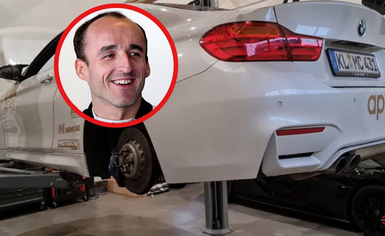 BMW M4, którym Kubica szalał po torze, dostało prawdziwy łomot. Mechanik pokazuje, co wymagało wymiany