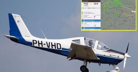 Zobaczyli to na mapach. Pilot pokazał, co myśli o Putinie