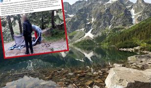 Skandaliczne zachowanie w Tatrach. Rekordowy mandat dla turystów
