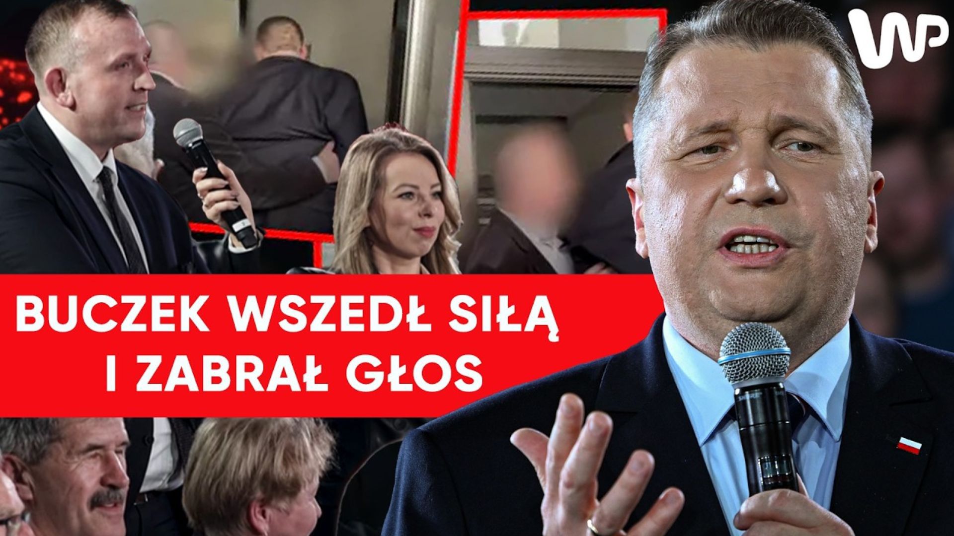 Sceny na spotkaniu z Czarnkiem. Polityk Konfederacji wszedł siłą
