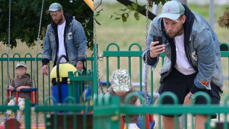 Sebastian Fabijański zajmuje się synem