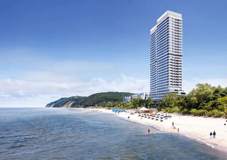 Tam ma wyglądać hotel na plaży w Międzyzdrojach