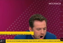 Wpadka w propagandowej telewizji. Prowadzący ziewał podczas wystąpienia premiera