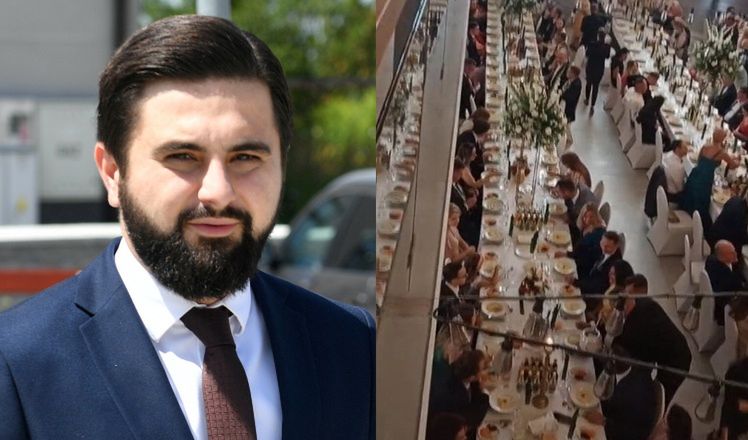 Huczne wesele wiceministra PiS-u