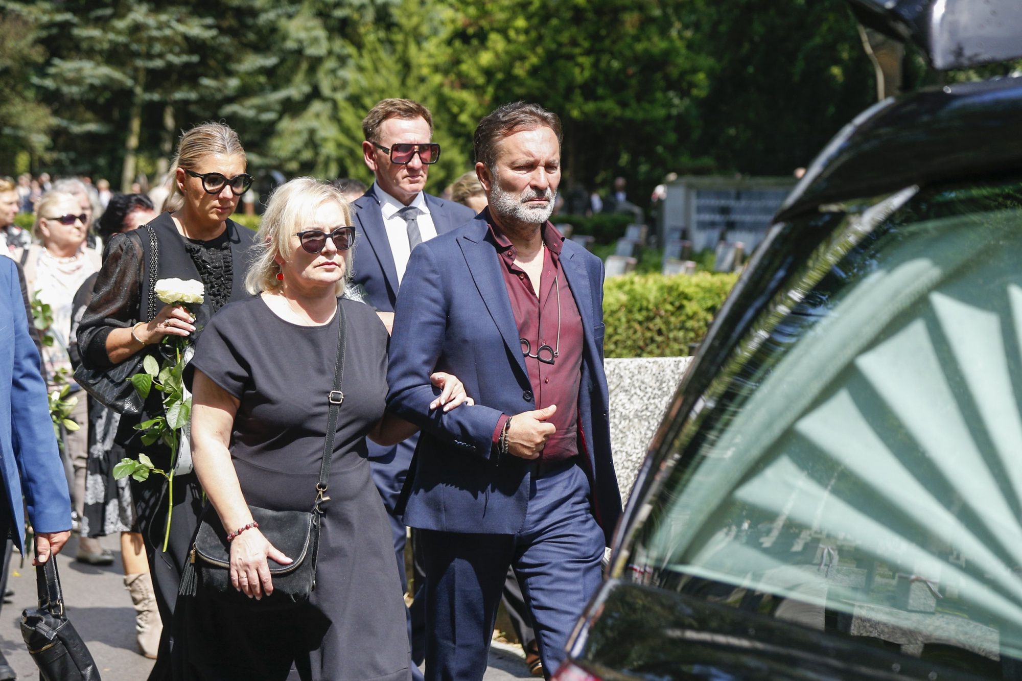 Dariusz Kamys w kondukcie żałobnym 