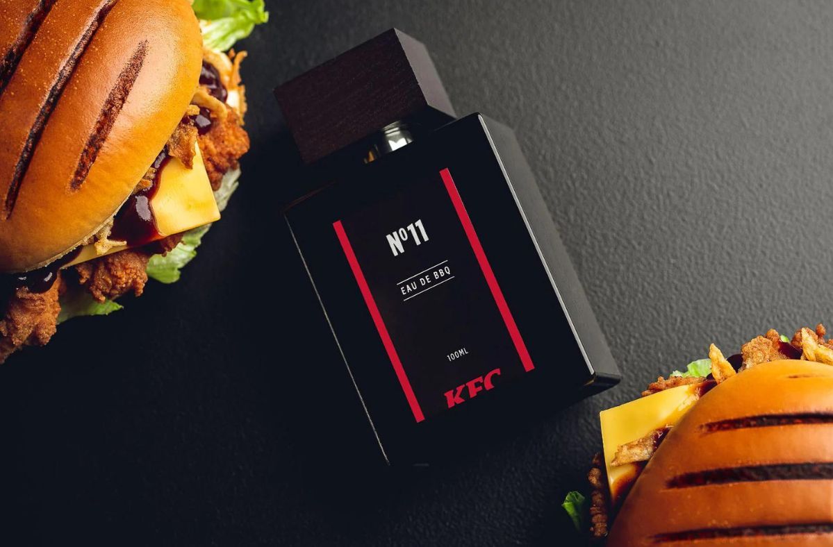 KFC released perfumes with a BBQ scent.