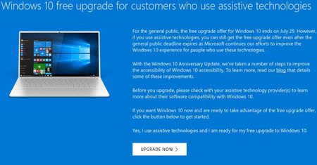 Windows 10 - sposób na darmową aktualizację