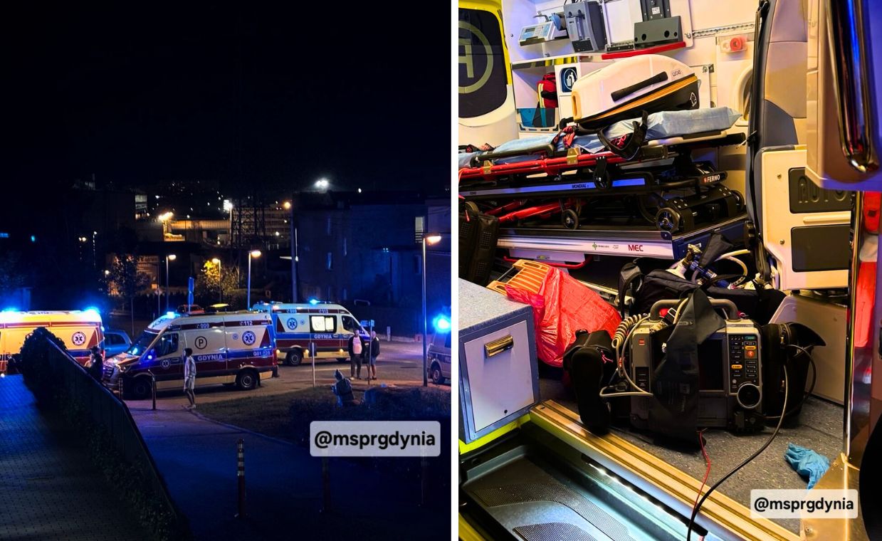 Tragiczny pożar w Gdyni. Sąsiad ruszył na ratunek