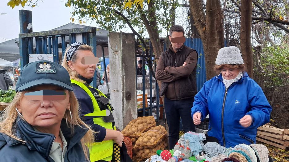 Interwencja SM w Toruniu na placu Targowym