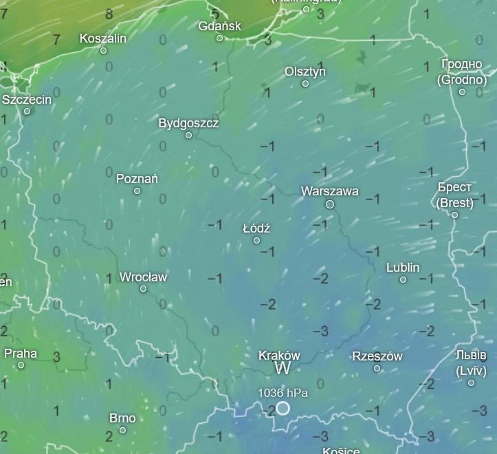  Prognoza na poranek, 3 listopada