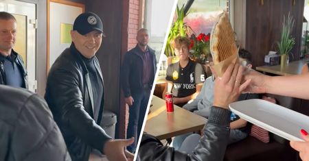 Prezydent na kebabie z uczniami. "Obietnic trzeba dotrzymywać!"