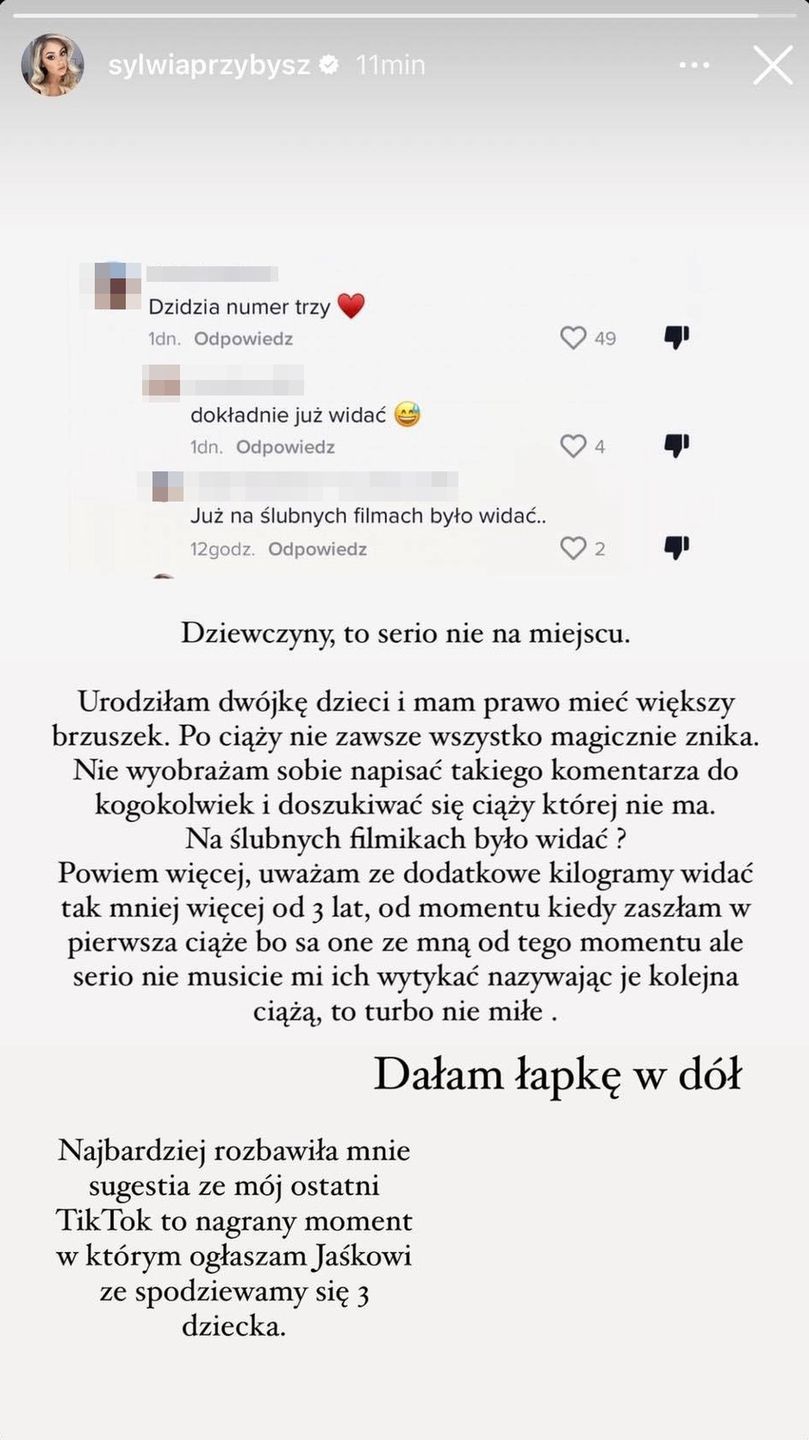 Sylwia Przybysz odpowiada fanom