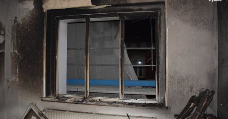 Rybnik. Pożar mieszkania, zatrzymany 37-latek