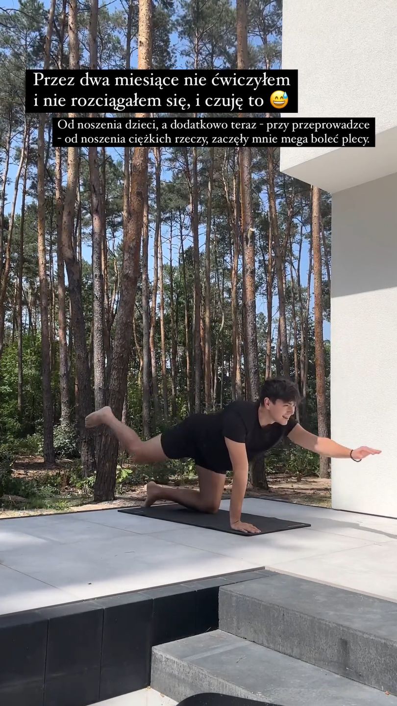 Jan Dąbrowski pokazał swój dom położony w lesie