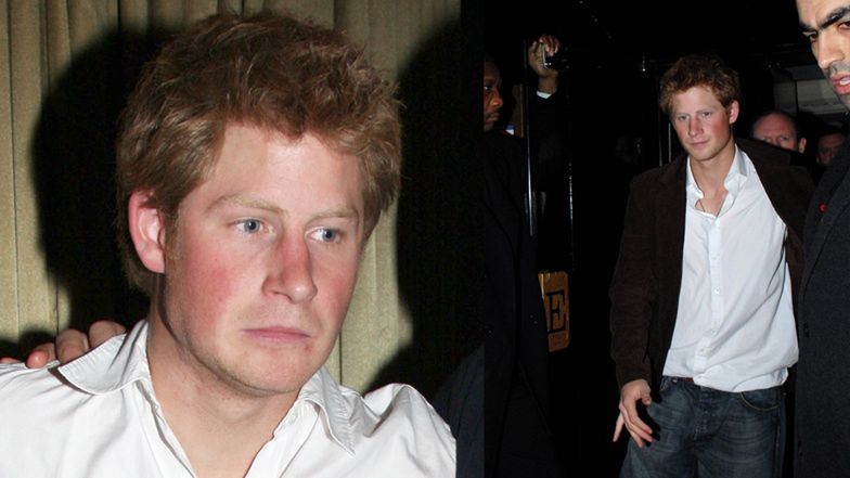 Pijany książę Harry atakuje fotografa