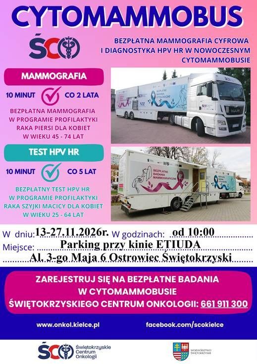 Cytomammobus ŚCO wraca do Ostrowca Świętokrzyskiego
