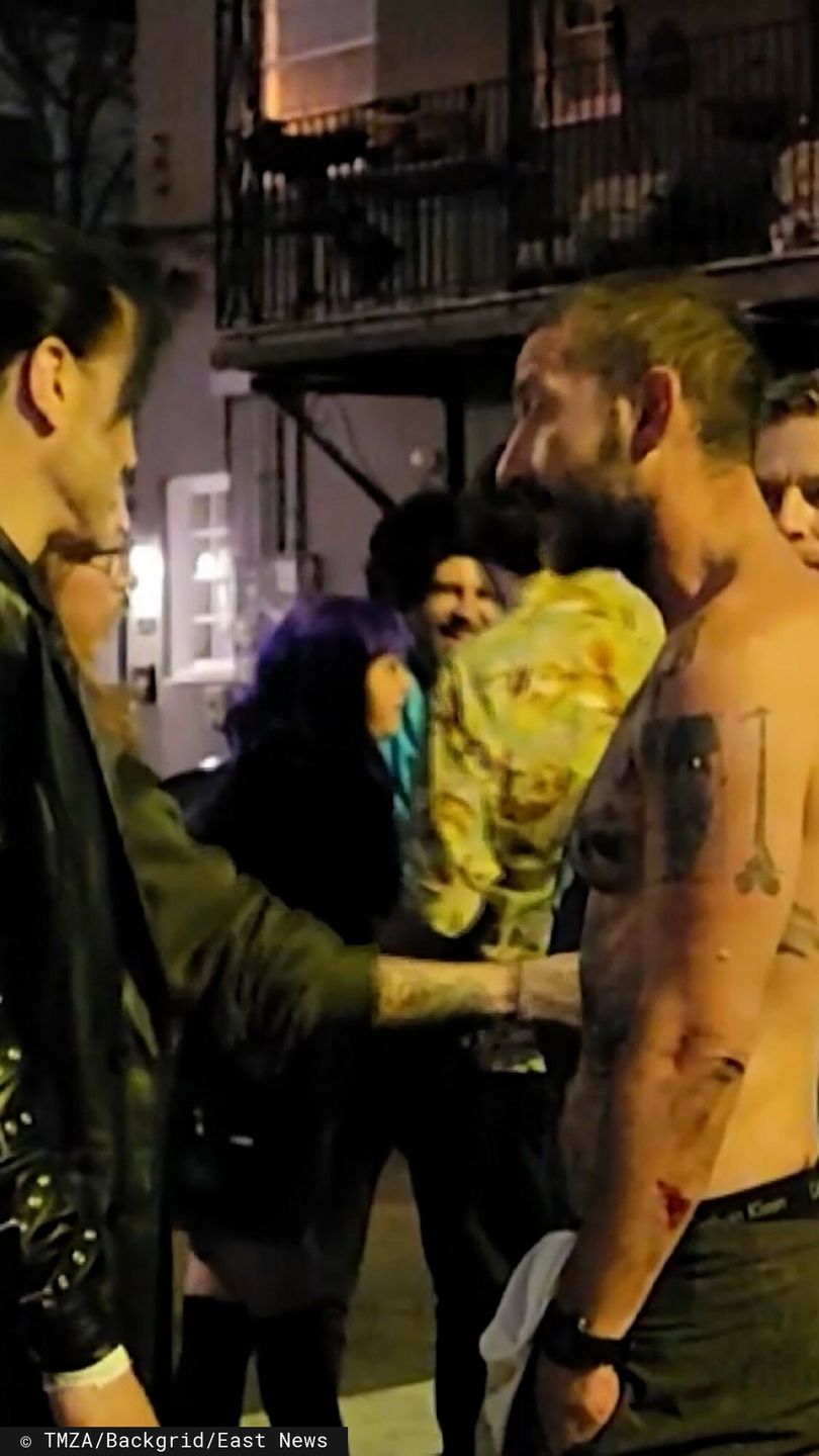 Shia LaBeouf imprezuje w Nowym Orleanie.