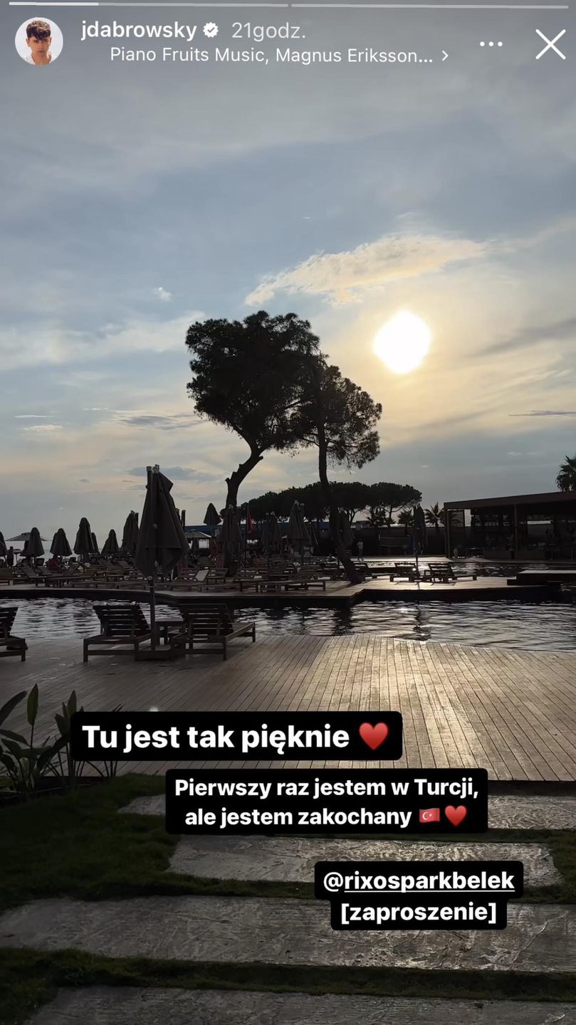 Sylwia Przybysz i Jan Dąbrowski bawią się na sponsorowanych wakacjach w Turcji