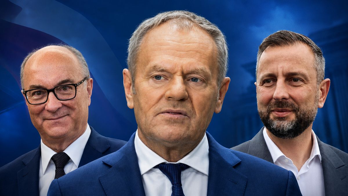 W. Czarzasty, D.Tusk i W. Kosiniak-Kamysz.