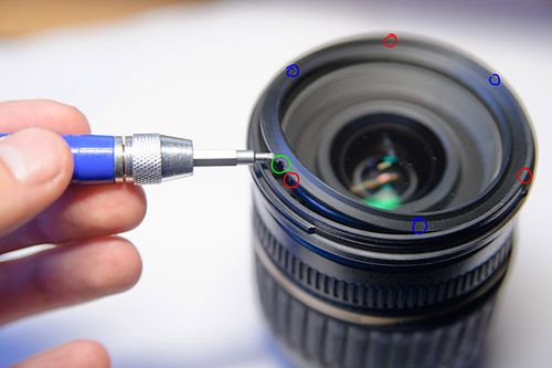 Obiektyw Tamron 17-50 mm f/2.8 - jak naprawić poluzowaną soczewkę? 2