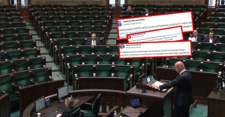 Wymowna scena w Sejmie. W sieci od razu pojawiły się komentarze