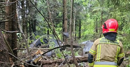 Wiele godzin trudnych poszukiwań. Nad ranem odnaleziono wrak śmigłowca i ciało pilota