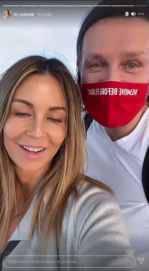 Małgorzata Rozenek z rodziną i całą ekipą ląduje w Meksyku